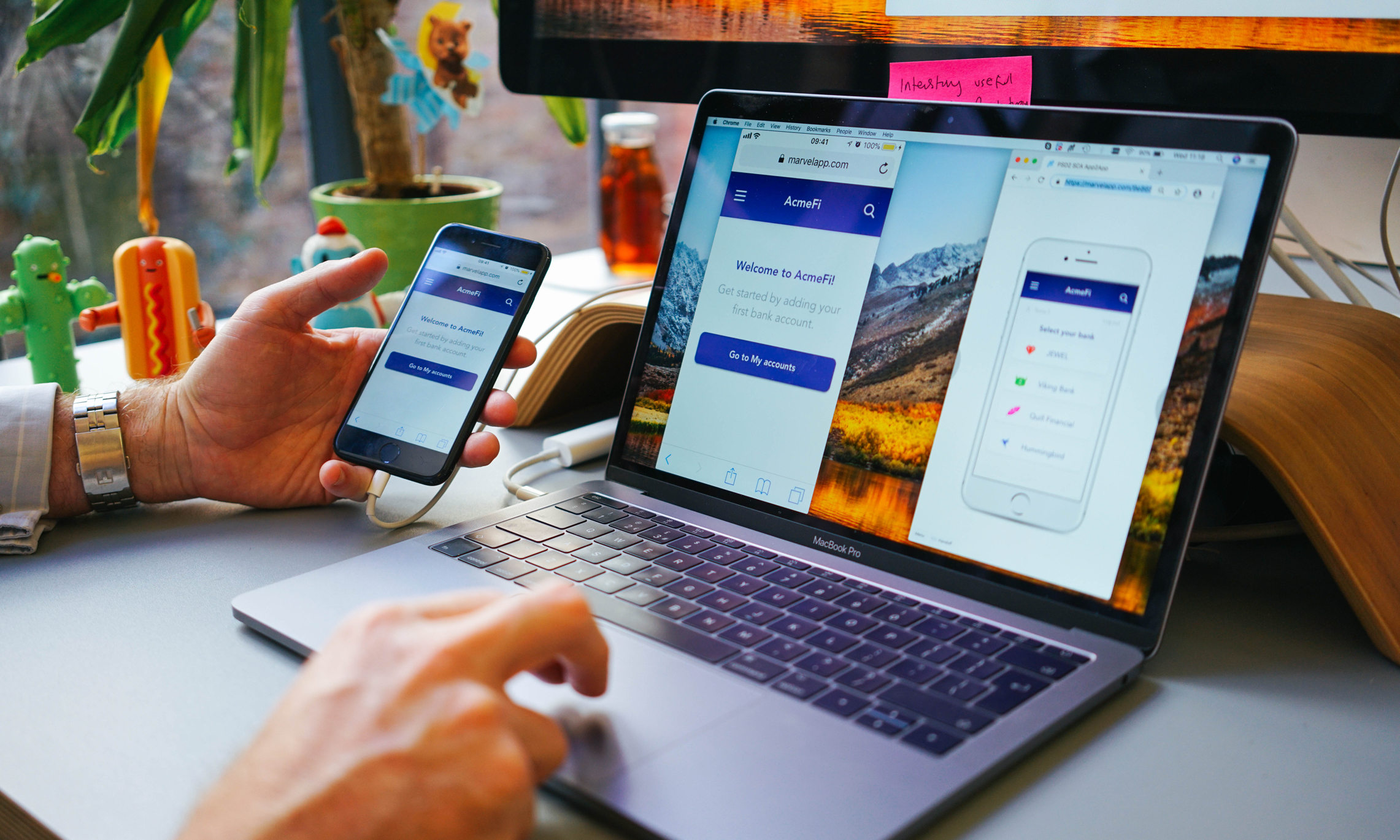 Trusona and Marvel Prototyping